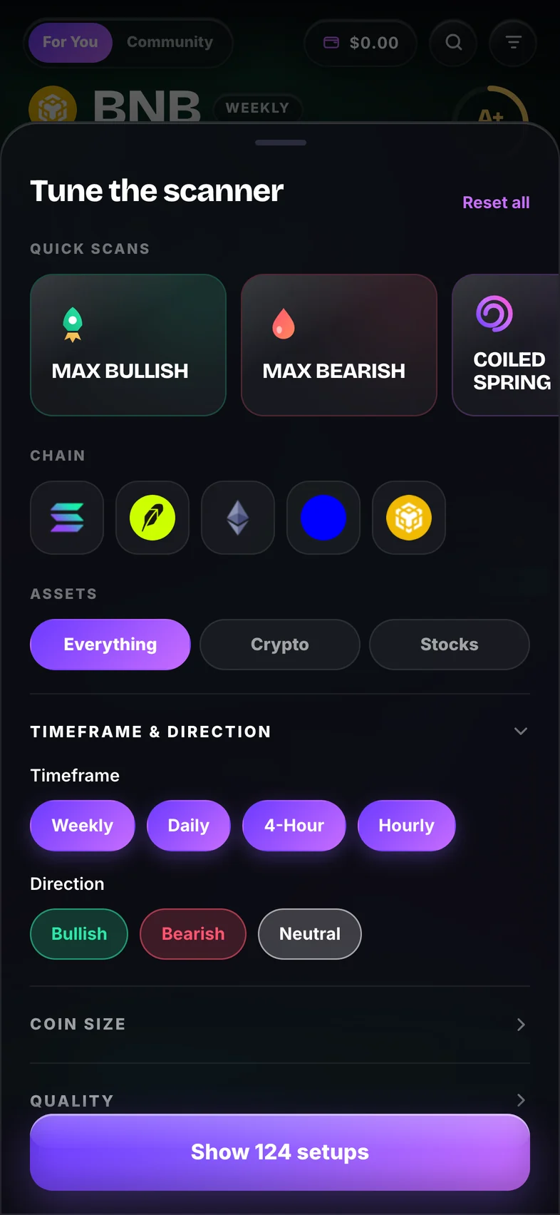 Scanner filters